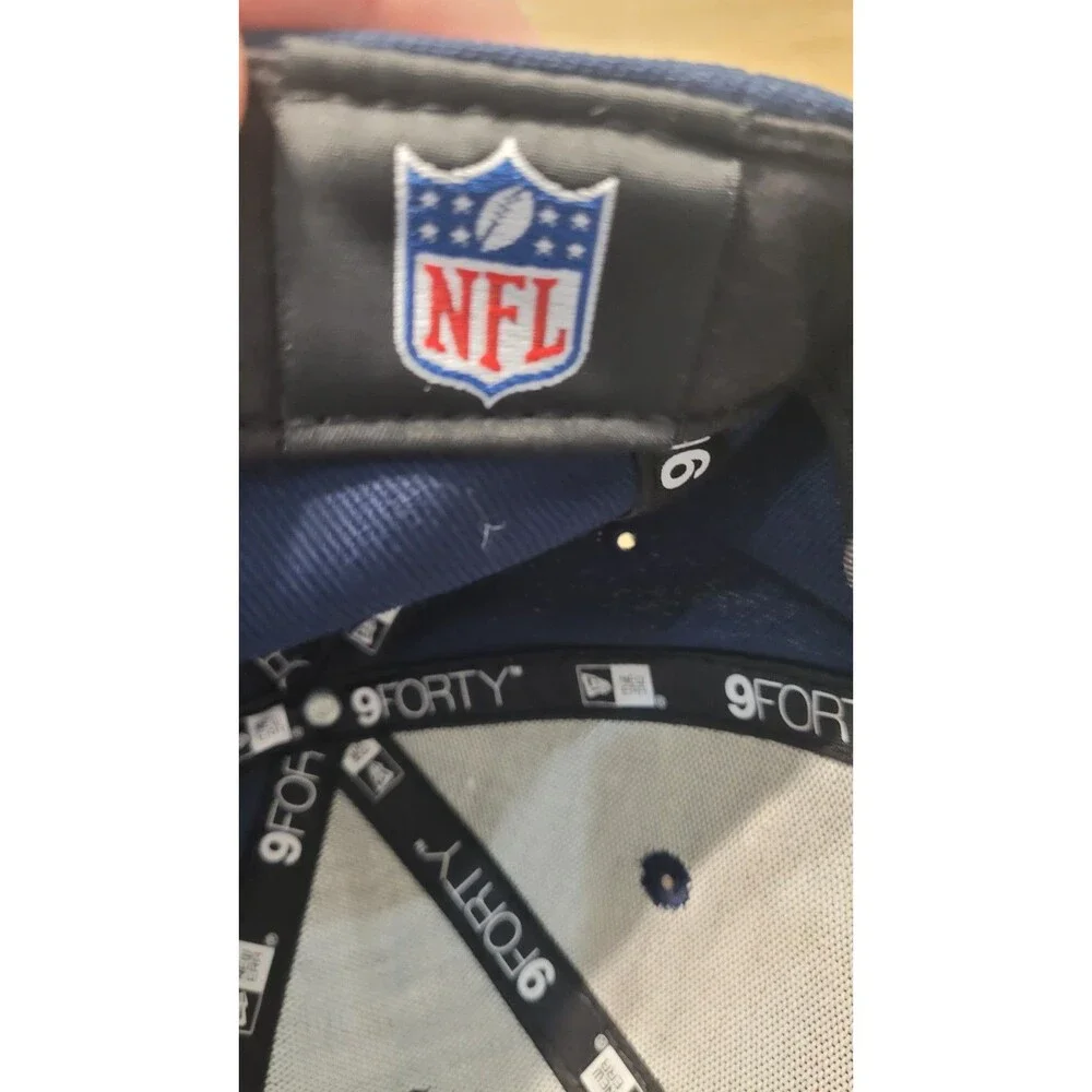 Youth New Era Navy Tennessee Titans League 9FORTY Adjustable Hat